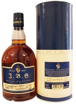 freisteller_whisky-blau-mit-huelse-250x343 J.B.G Münsterländer Single Grain Whisky, 42% - 7-jährig, limitiert auf 1036 Flaschen
