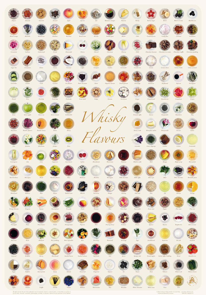 70x100cm_flavourscollection „Whisky Flavours“ Poster - Alba-Collection Verlag - Neuerscheinungen Juli 2018