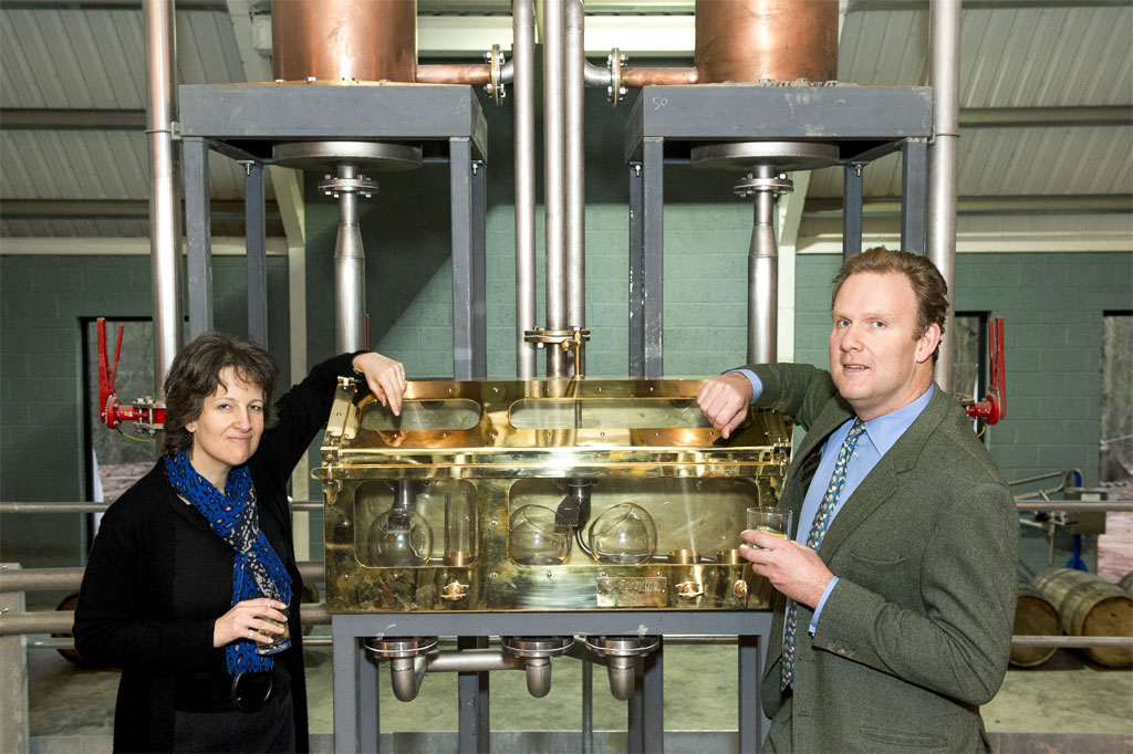 isabella-william-wemyss Kingsbarns Distillery’s Single Malt wird flügge: Die Wemyss Familie feiert ihren ersten “Dram” aus Fife
