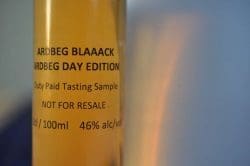 ardbeg-blaaack-tasting-sample-250x166 Ardbeg BLAAACK 2020 – Shorn to be wild. Die Ardbeg Day Home Edition