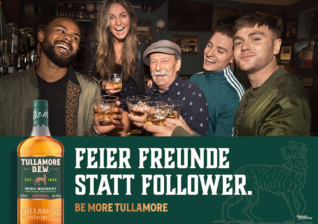 tullamore-dew-freunde-statt-follower Tullamore D.E.W. enthüllt eine neue Variante 200-jähriger Whiskey-Tradition
